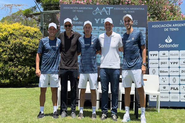 Copa Davis: Coria habló en la presentación del equipo