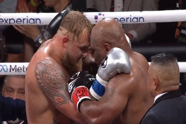 Mike Tyson perdió ante Jake Paul 