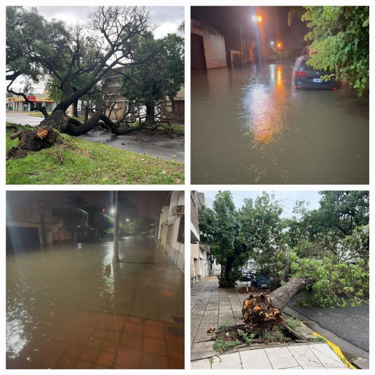 Las abundantes lluvias generan problemas en la ciudad