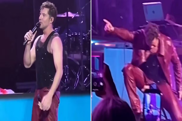 El blooper de David Bisbal en pleno concierto