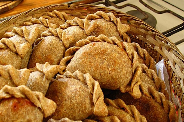 Empanadas integrales de calabaza y choclo