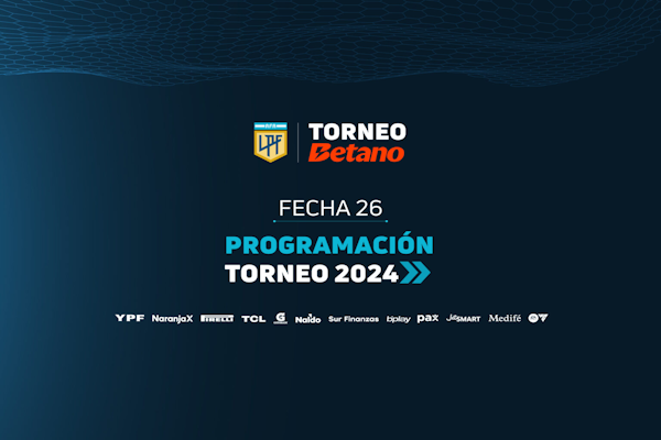 LPF: calendario para la 26ª jornada