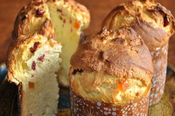 Pan dulce rico y sin amasar