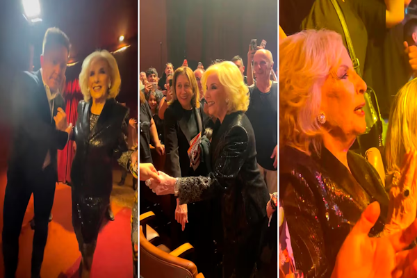 Mirtha Legrand fue protagonista de un show de Los Palmeras