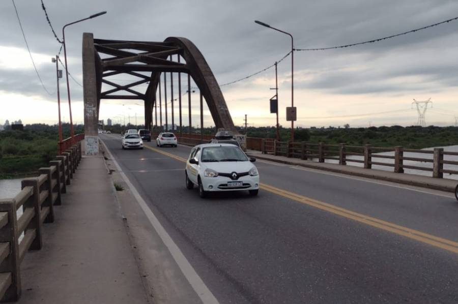 Habilitaron el paso vehicular en el Puente Carretero