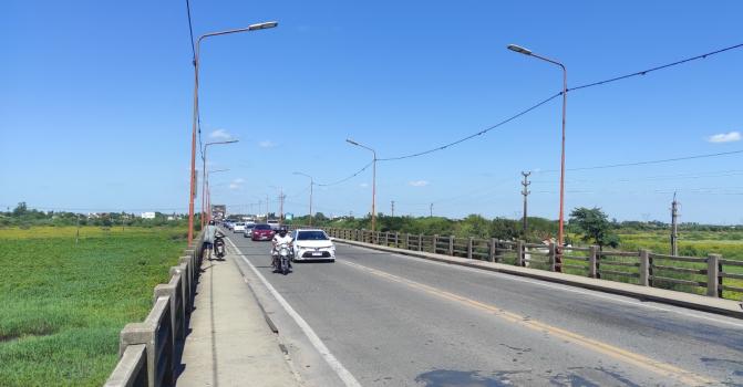 Finalizó la obra de reparación del Puente Carretero 