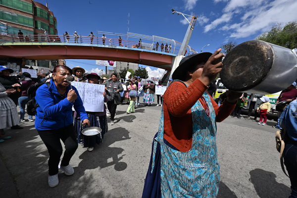 Bolivia: anuncio de marchas y protestas en enero