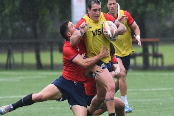 Pretemporada de Los Pumas 7s en Pinamar