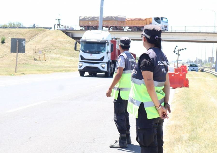Obras del tercer carril: continúan los operativos de tránsito en la Autopista Rosario-Santa Fe