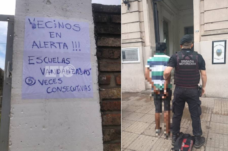 Un detenido por los robos en la escuela de la zona sur de la ciudad