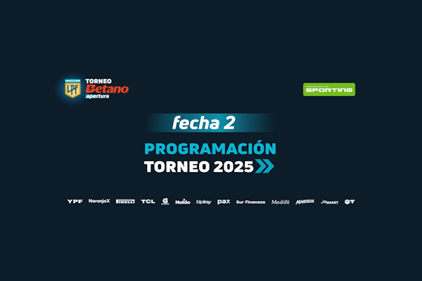 LPF: calendario para la 2ª jornada