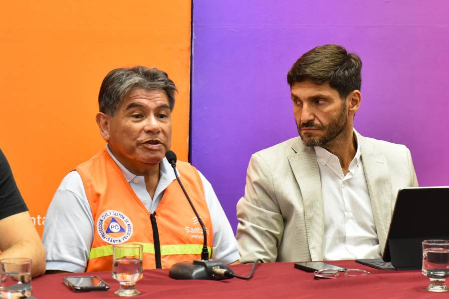Pullaro encabezó la reunión del Comité de Emergencia por las consecuencias del temporal que afectó a los departamentos Rosario y San Lorenzo