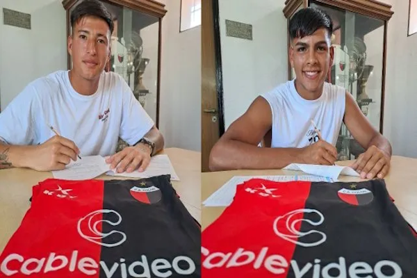Los juveniles Tomás Paredes e Iván Ojeda firmaron con Colón