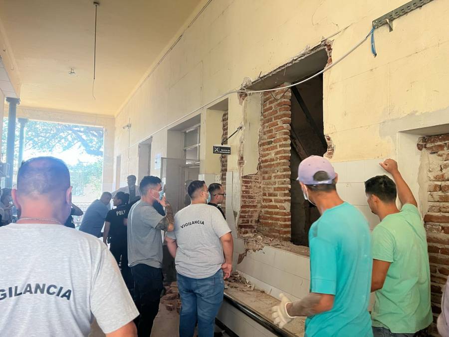 Se derrumbó el techo de la excocina del Cullen