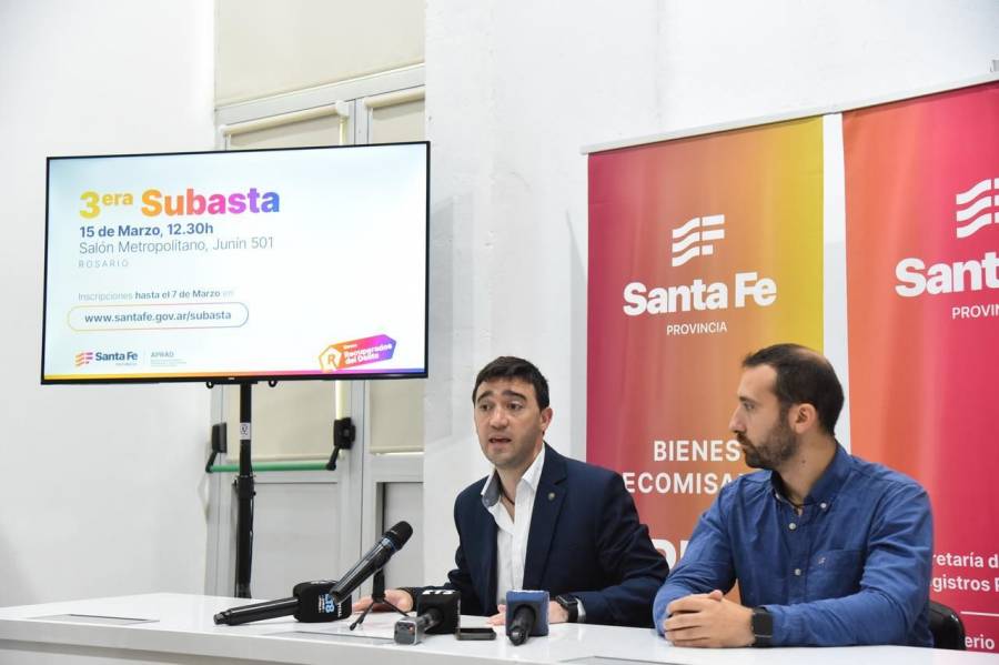 Abren inscripción para la primera subasta de bienes incautados al delito