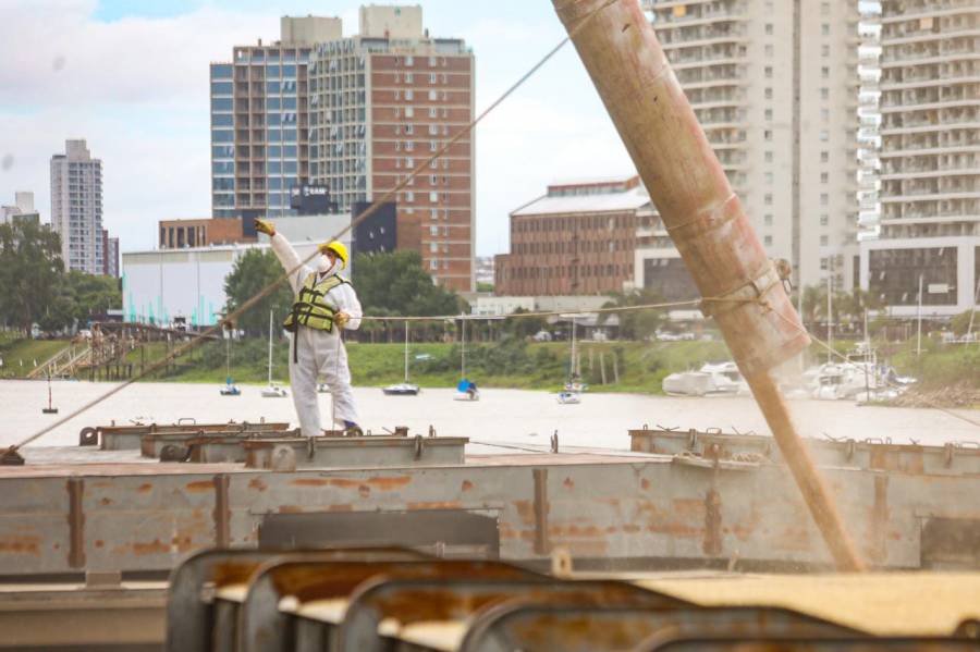 Se embarcan 20.000 toneladas de trigo con destino al cordón industrial