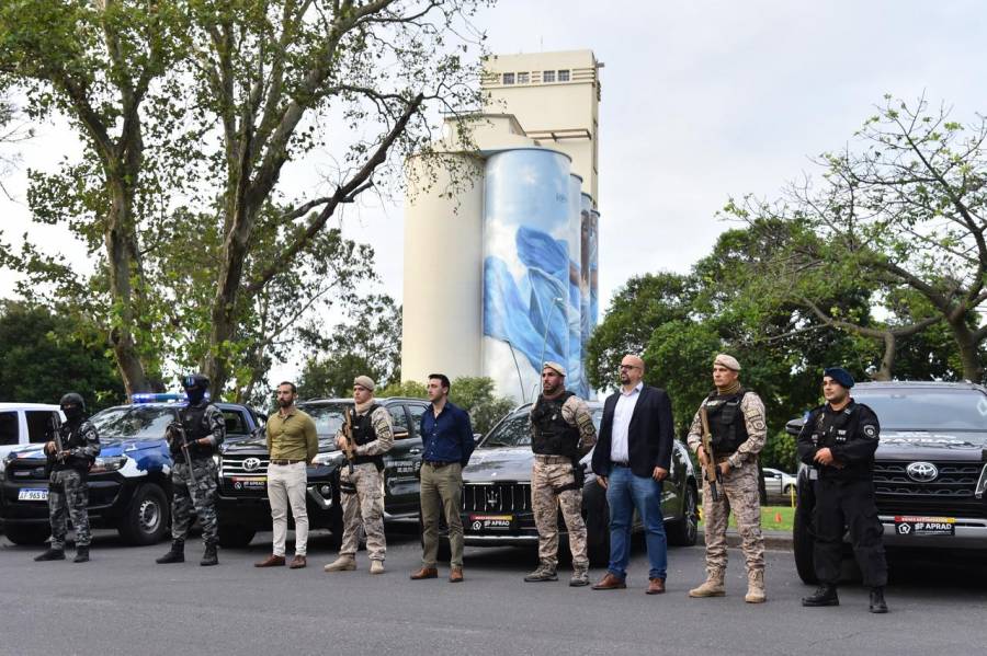 Provincia exhibió los vehículos incautados al delito 