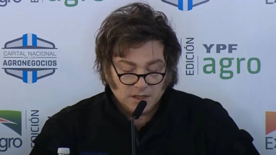 Javier Milei en Expoagro: 