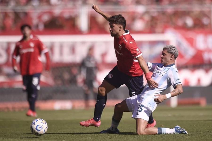 Independiente y Racing igualaron en el clásico de Avellaneda en un partido caliente