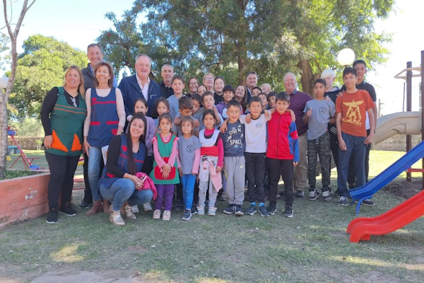 El senador provincial Felipe Michlig visitó localidades 