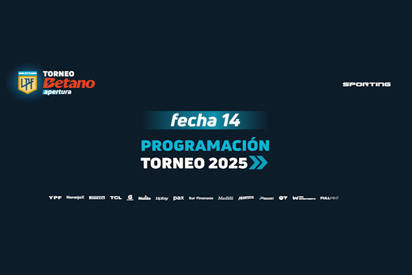 LPF: calendario para la 14ª jornada