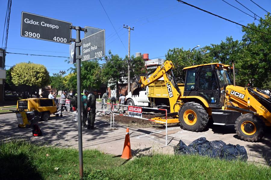 El Municipio licitará la reparación del bache de Crespo y Sáenz Peña