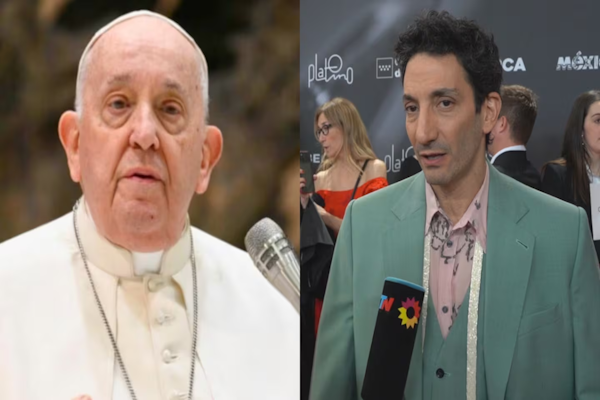 Juan Minujín contó cómo fue interpretar al Papa Francisco 