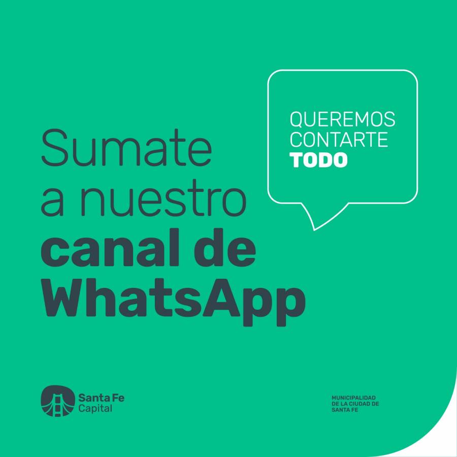 La Municipalidad habilitó su canal de WhatsApp
