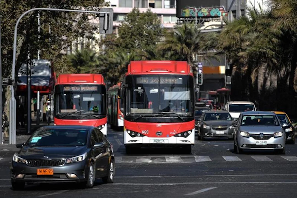 Chile: autobuses eléctricos chinos disminuyeron la contaminación