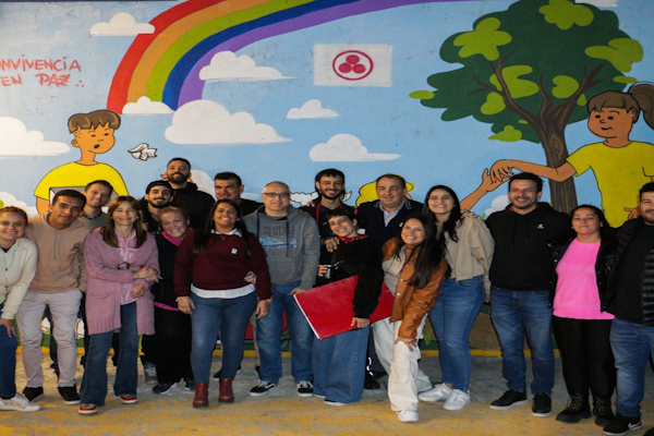 El Municipio inauguró un mural para promover la convivencia en paz 