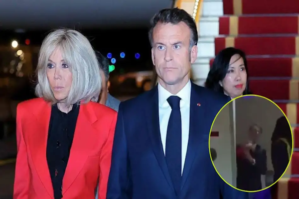 Video: el cachetazo de Brigitte Macron al presidente Emmanuel Macron