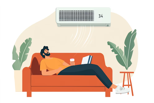 Aire acondicionado: la temperatura ideal para dormir en invierno