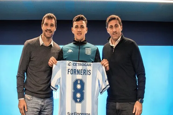 Racing presentó a Alan Forneris