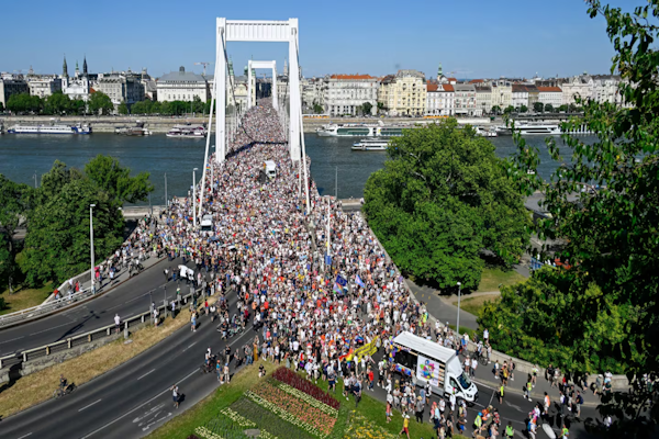 Budapest: 100.000 personas participaron de la Marcha del Orgullo