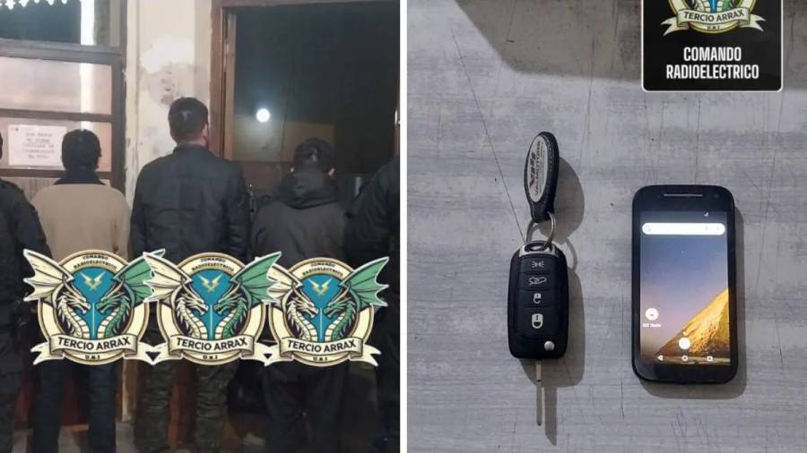Asaltaron a mano armada a un remisero, se fugaron, la policía los atrapó