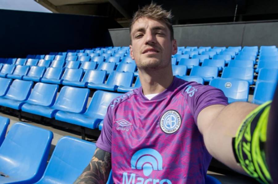 Thiago Cardozo ya fue presentado como nuevo arquero de Belgrano