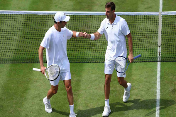 Wimbledon: Zeballos y Granollers afuera en semis y sigue Gusti Fernández