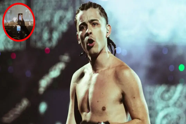 El terrible de Trueno en pleno show en España