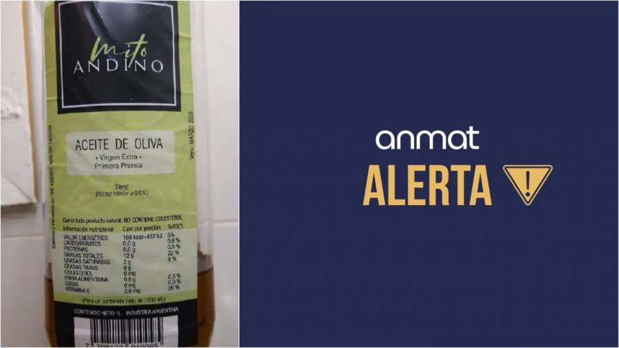 Alerta ANMAT: prohíben la venta del aceite de oliva 
