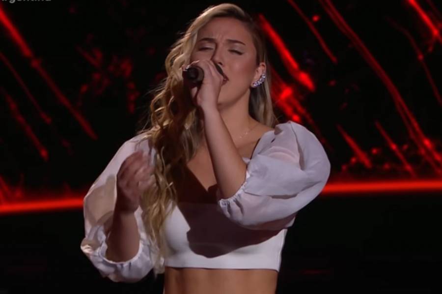 Giuliana Piccioni brilló en La Voz y sigue en el team de Lali