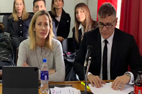 Prandi declaró en el juicio que le inició a su exmarido por violación