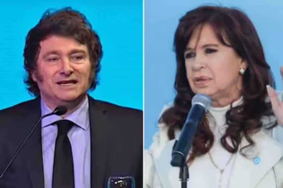 Cristina cruzó a Milei: 