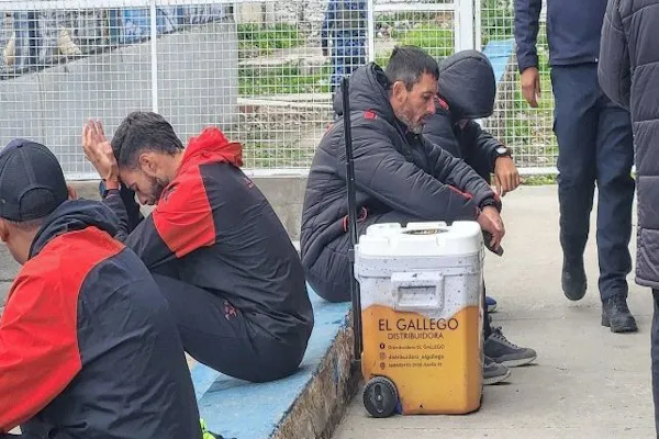 Minella se mostró abatido y no habló