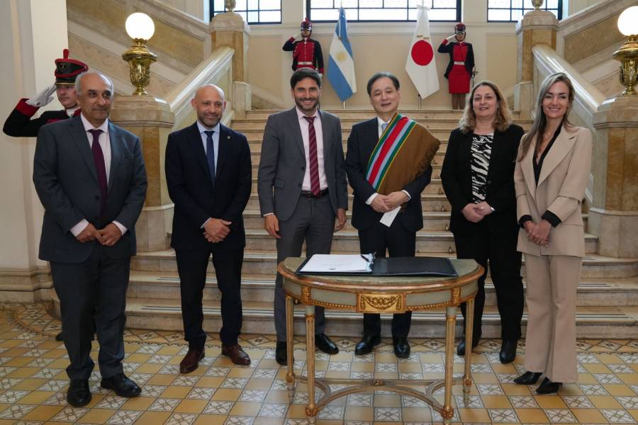 Maximiliano Pullaro recibió al embajador de Japón en Argentina