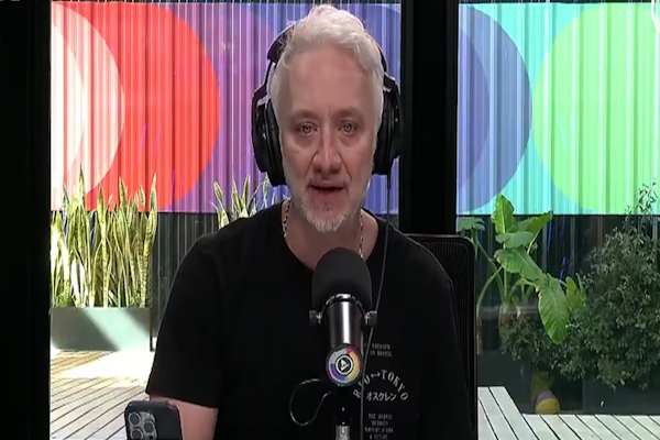 Andy Kusnetzoff lloró al hablar de la situación del país