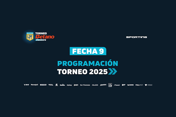 LPF: calendario para la 9ª jornada del Clausura