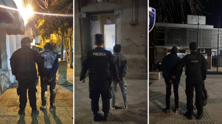 Detuvieron a tres hombres con pedido de captura en el departamento La Capital
