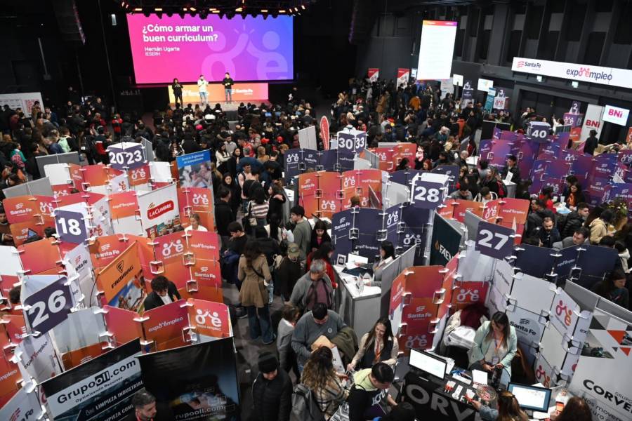La Provincia realiza otra edición de Expo Empleo en Santa Fe
