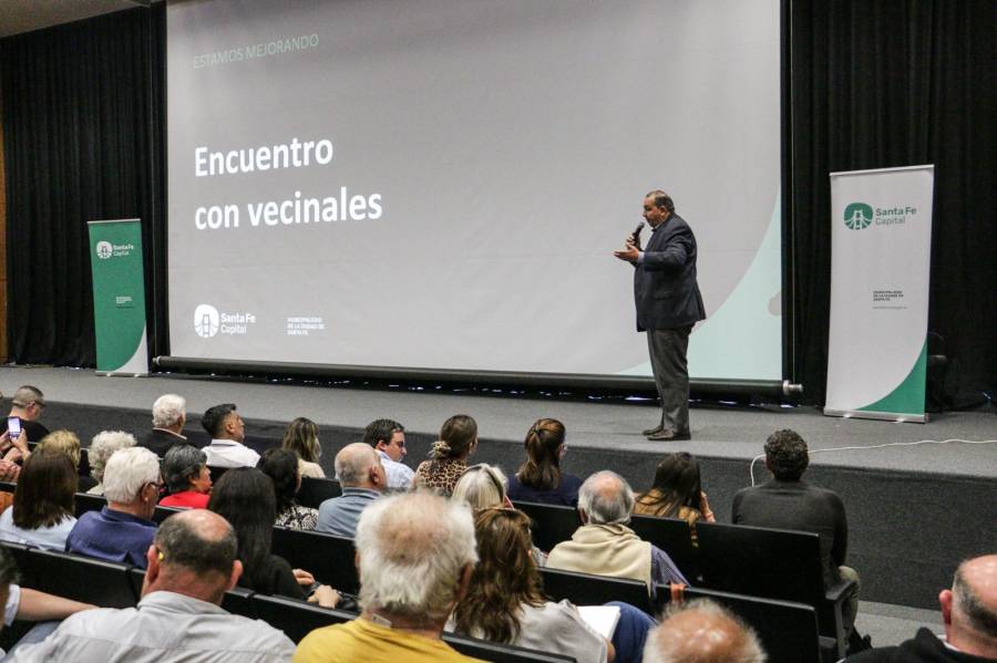 Poletti recibió a más de 90 vecinalistas