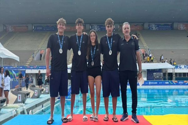 Sudamericano de Waterpolo: jugadores de Regatas con medalla de plata